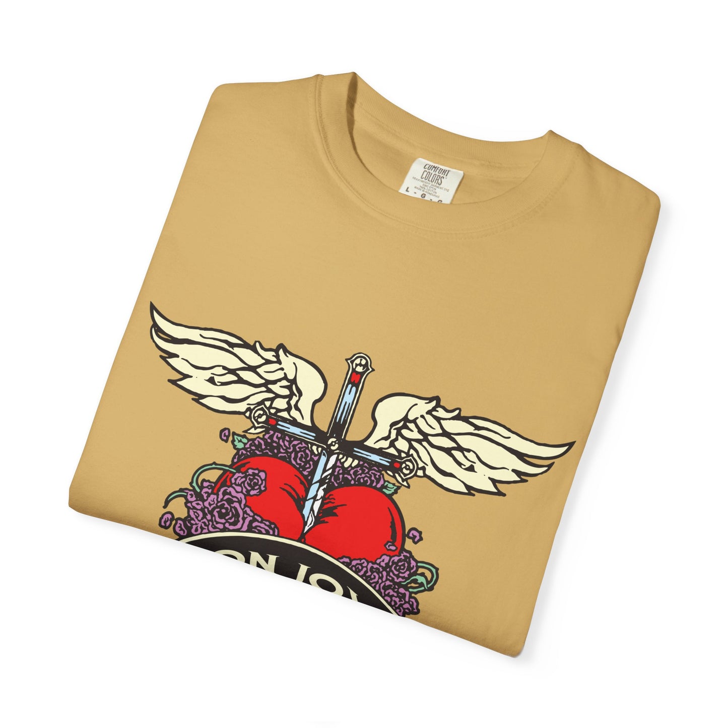 Rock-Inspired Unisex Garment-Dyed T-Shirt, Vintage Band Tee, Perfect for Concerts, Gift for Music Lovers, Casual Outing Wear