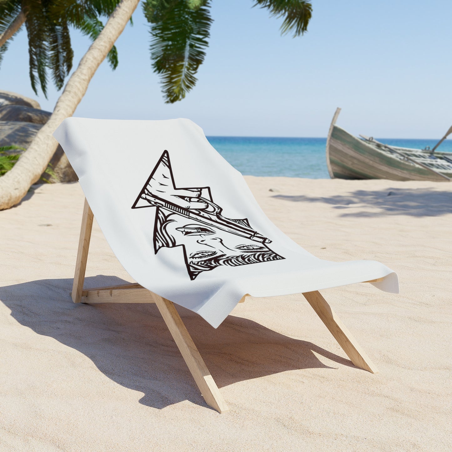Stylish Graphic Beach Towel