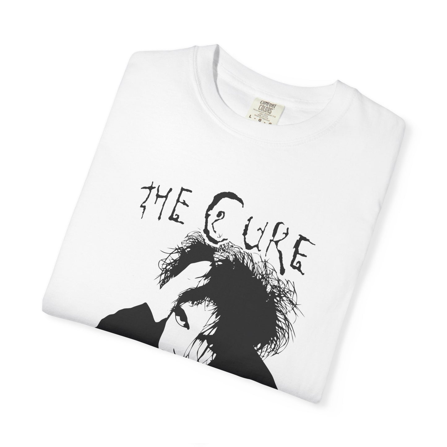The Cure Unisex Garment-Dyed T-Shirt | Music Lovers Gift, Vintage Style Tee, Cute Concert Outfit, Edgy Fashion Statement, Unisex Apparel