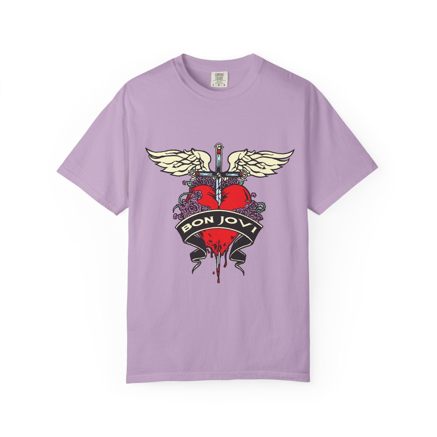 Rock-Inspired Unisex Garment-Dyed T-Shirt, Vintage Band Tee, Perfect for Concerts, Gift for Music Lovers, Casual Outing Wear