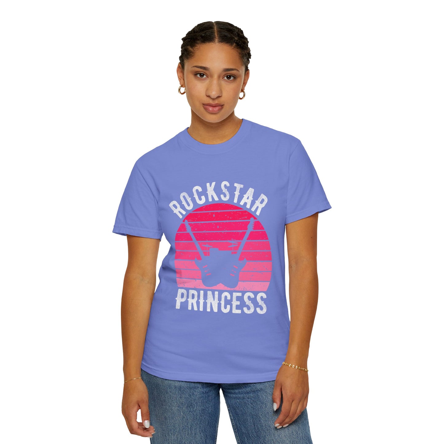 Rockstar Princess T-Shirt, Unisex Graphic Tee, Music Lover Gift, Festival Apparel, Vintage Style Shirt, Birthday Gift Idea