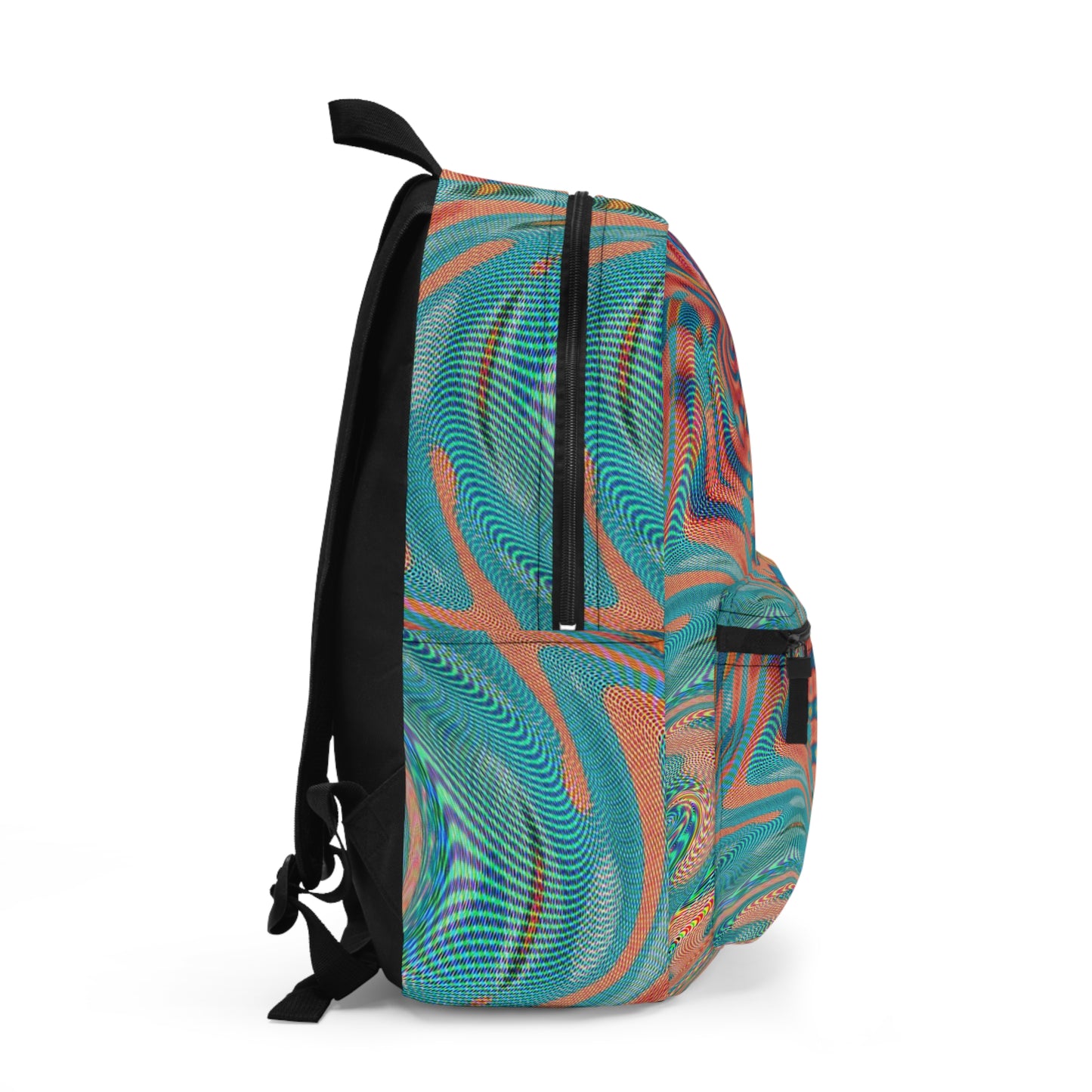 Vibrant Psychedelic Backpack | Boho Chic School Bag, Travel Accessories, Colorful Fashion, Unique Gift Ideas