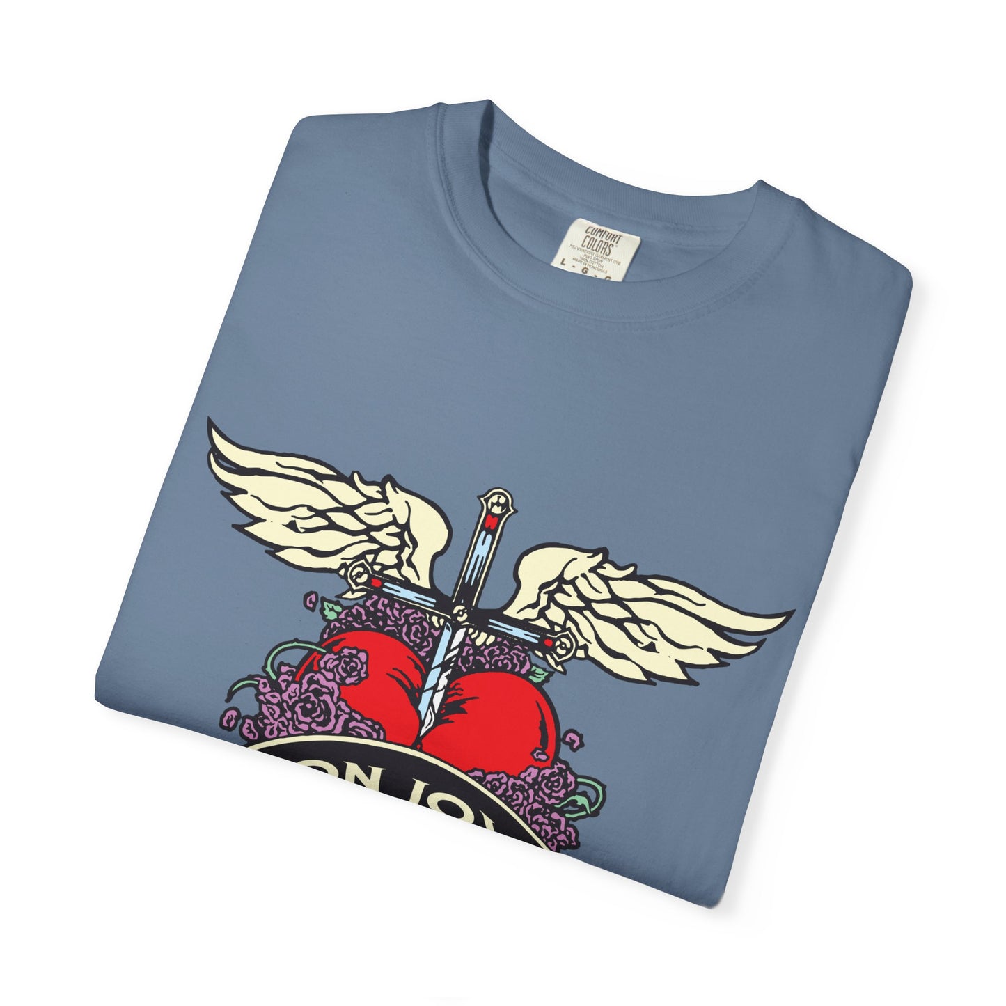 Rock-Inspired Unisex Garment-Dyed T-Shirt, Vintage Band Tee, Perfect for Concerts, Gift for Music Lovers, Casual Outing Wear