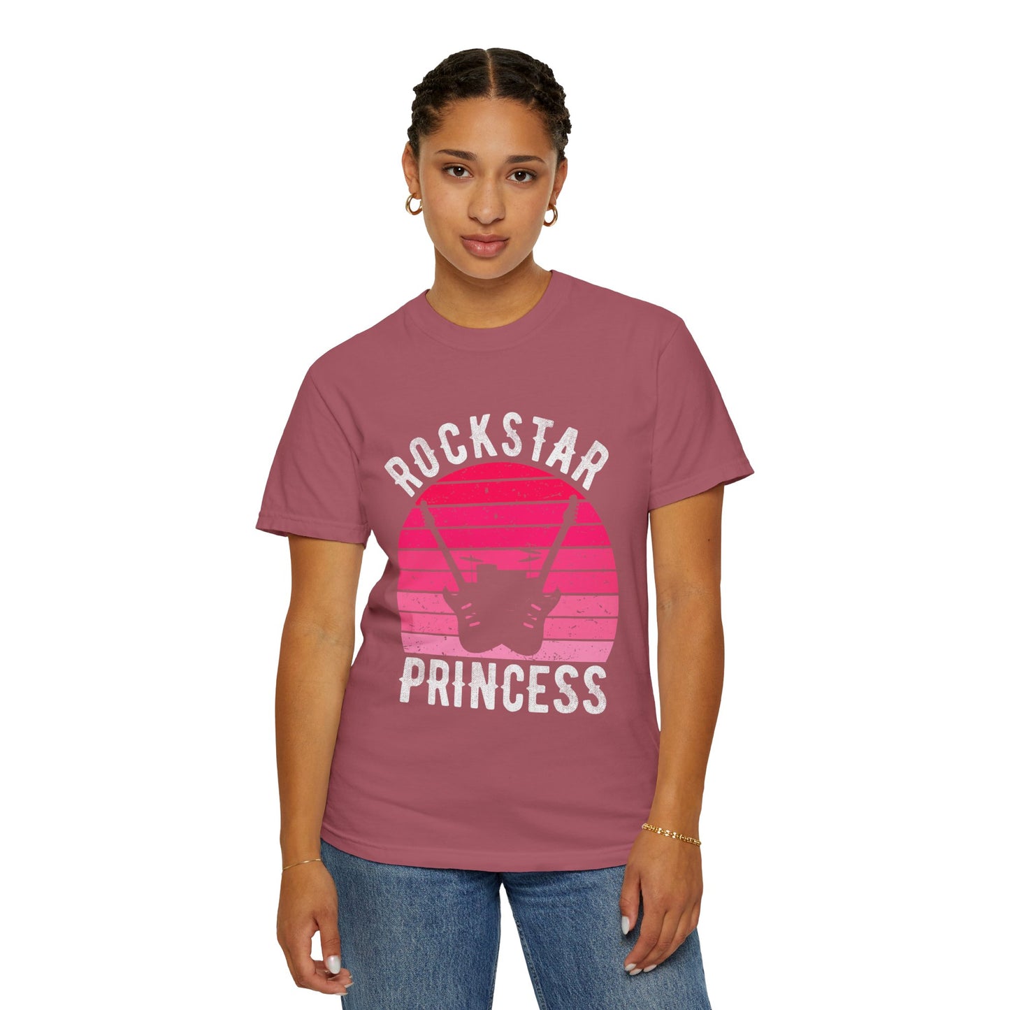 Rockstar Princess T-Shirt, Unisex Graphic Tee, Music Lover Gift, Festival Apparel, Vintage Style Shirt, Birthday Gift Idea