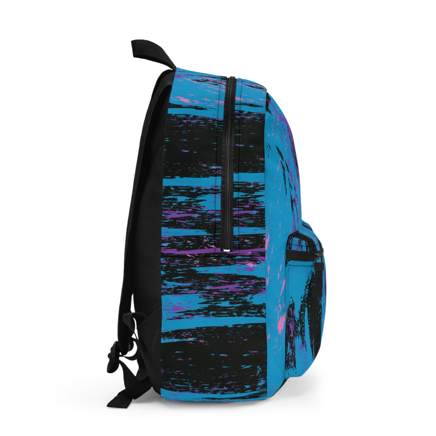 Vibrant Art Backpack, Trendy School Bag, Artistic Travel Backpack, Eco-Friendly Canvas Rucksack, Unique Gift Idea
