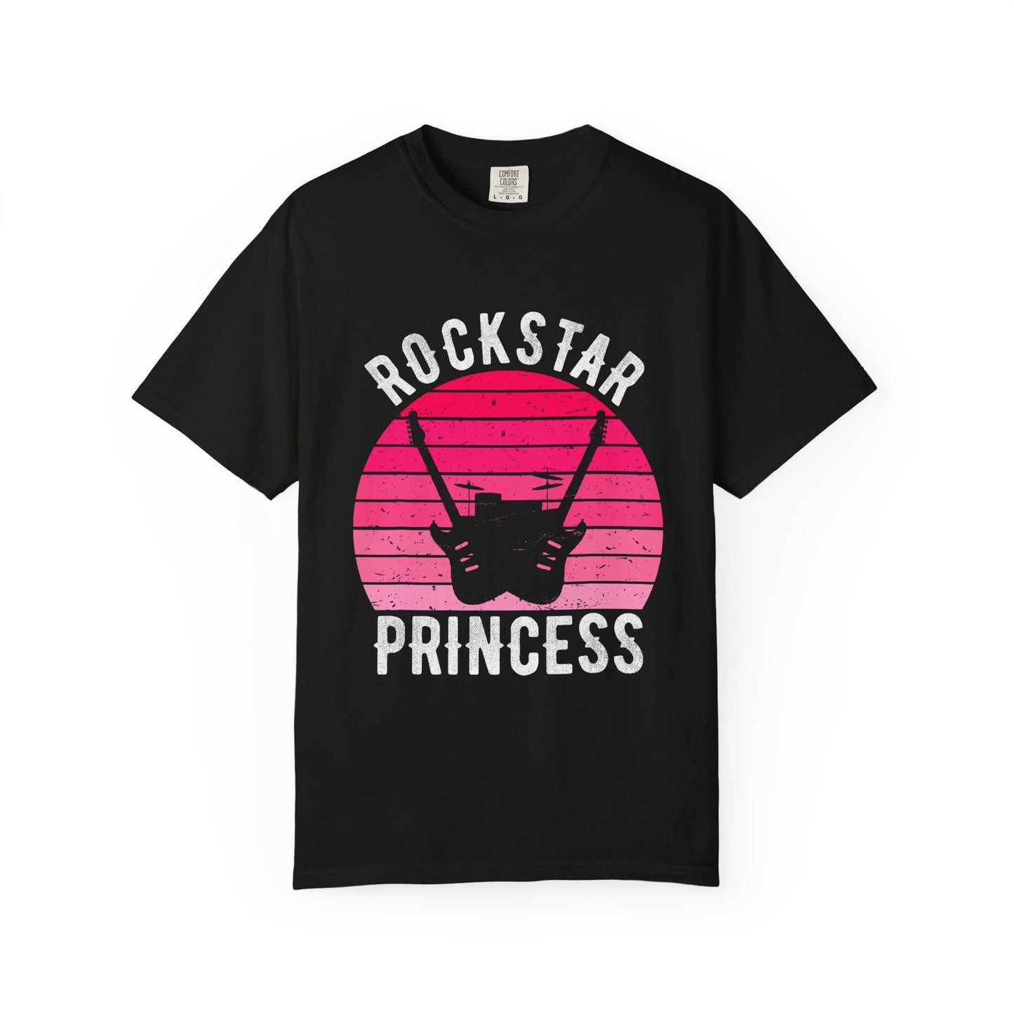 Rockstar Princess T-Shirt, Unisex Graphic Tee, Music Lover Gift, Festival Apparel, Vintage Style Shirt, Birthday Gift Idea