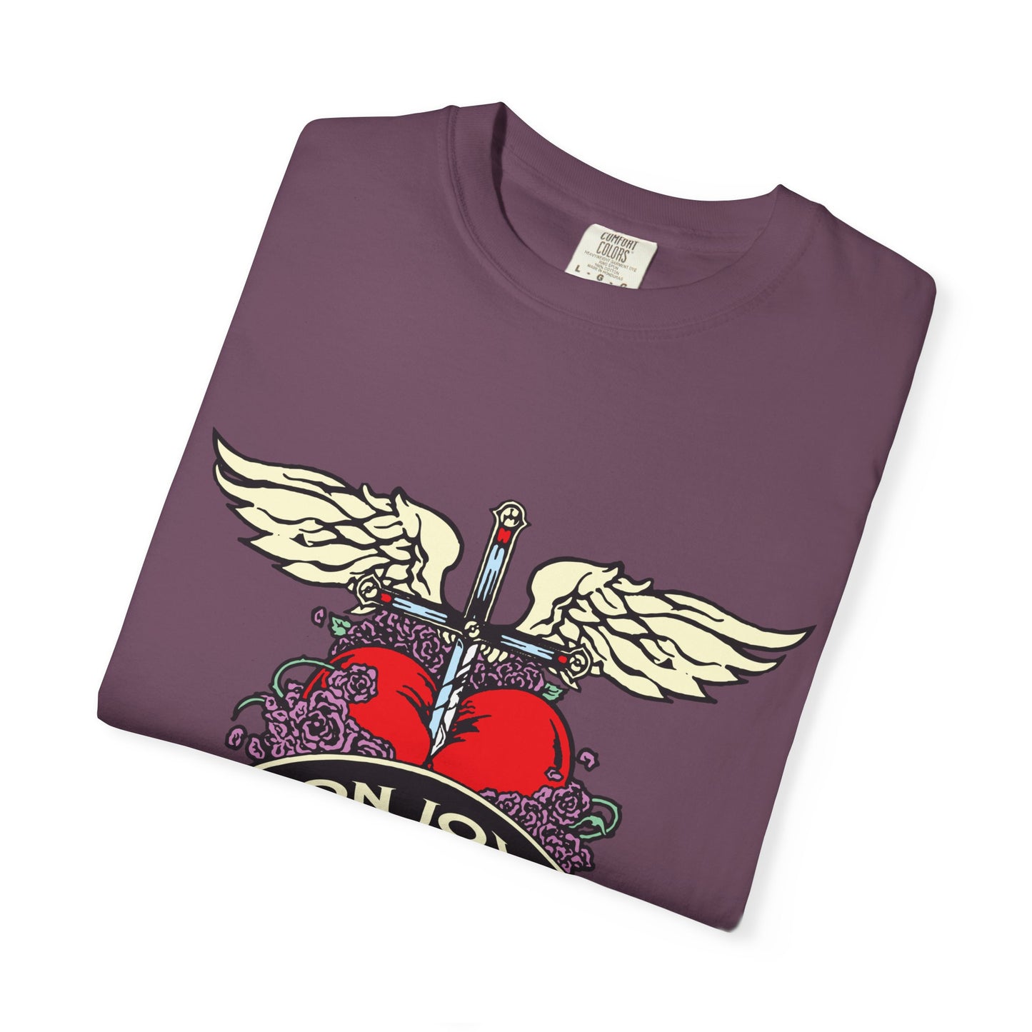 Rock-Inspired Unisex Garment-Dyed T-Shirt, Vintage Band Tee, Perfect for Concerts, Gift for Music Lovers, Casual Outing Wear