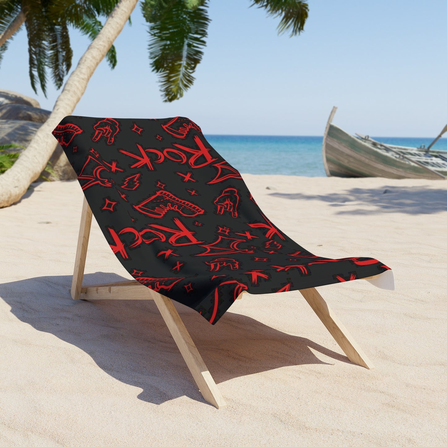 Rock & Roll Beach Towel