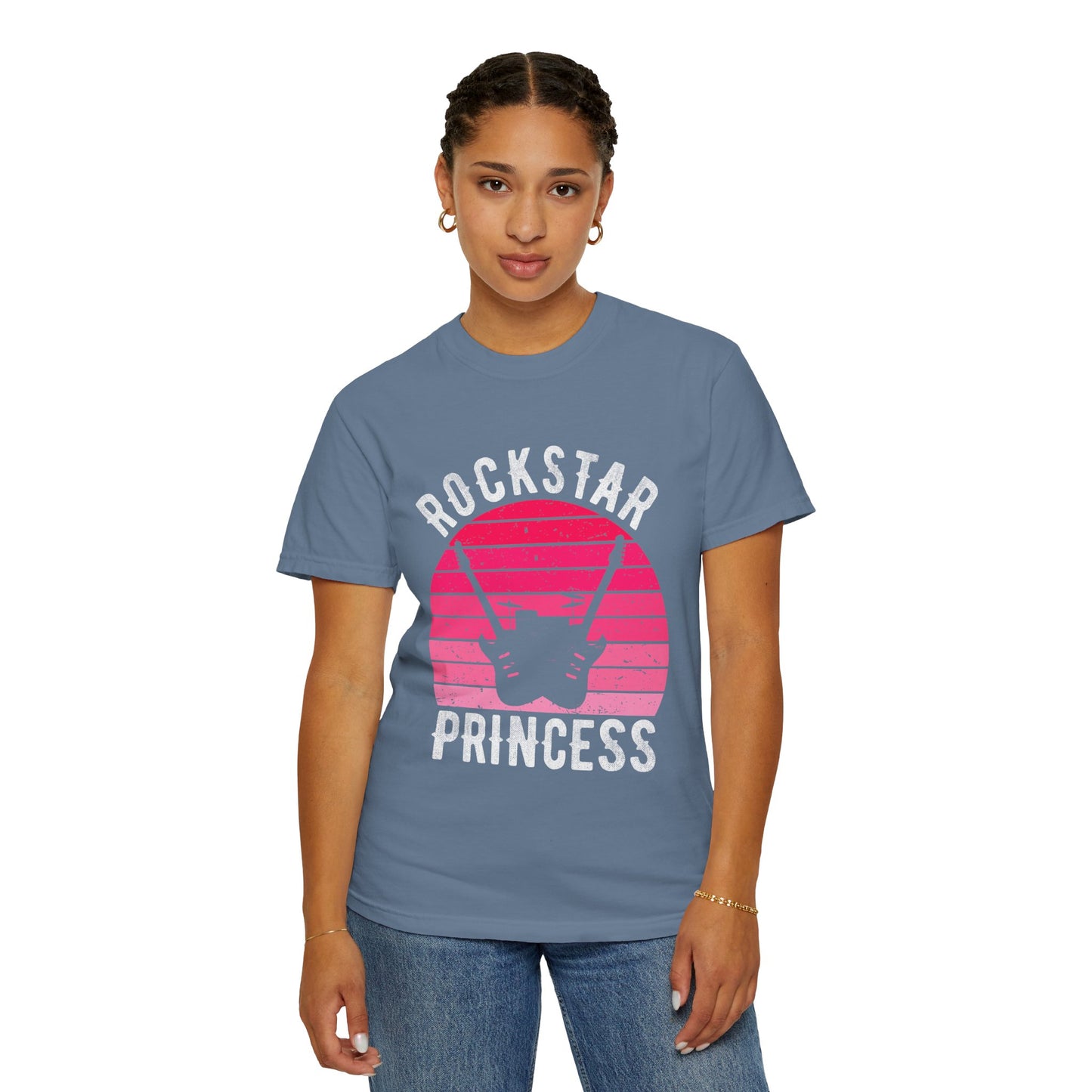 Rockstar Princess T-Shirt, Unisex Graphic Tee, Music Lover Gift, Festival Apparel, Vintage Style Shirt, Birthday Gift Idea