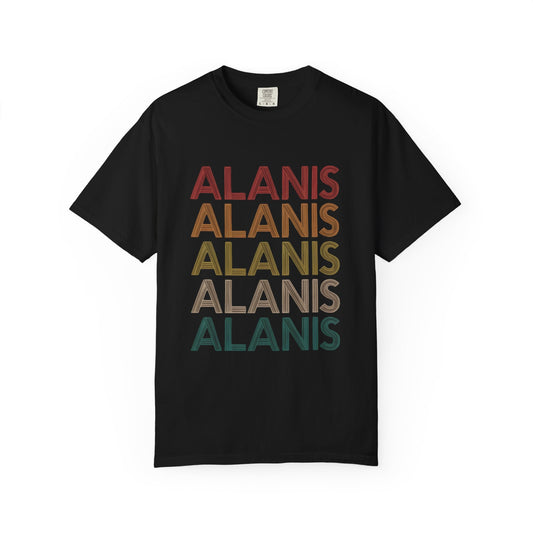 Retro-Fan T-Shirt with Alanis Design, Music Lover Gift, Casual Tee, 90s Nostalgia Shirt, Unisex Graphic Tee