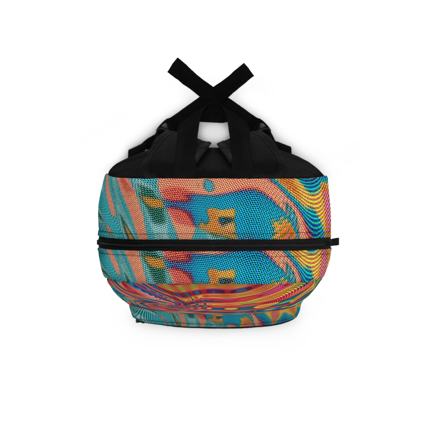 Vibrant Psychedelic Backpack | Boho Chic School Bag, Travel Accessories, Colorful Fashion, Unique Gift Ideas