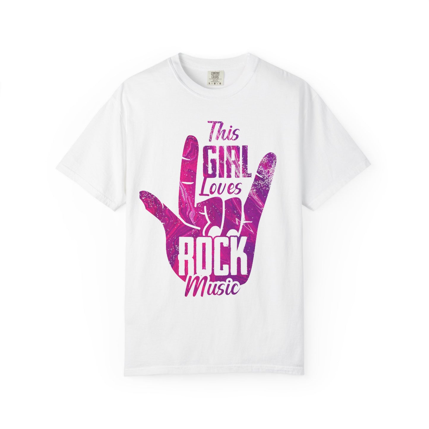 Rock Music Lover T-Shirt, Unisex Garment-Dyed Tees, Perfect Gift for Musicians, Concerts, Rock Fans, Music Festivals