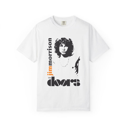 Jim Morrison Vintage T-Shirt | Unisex Garment-Dyed Tee, Music Apparel, 70s Style, Concert T-Shirt, Retro Clothing, Gift for Fans