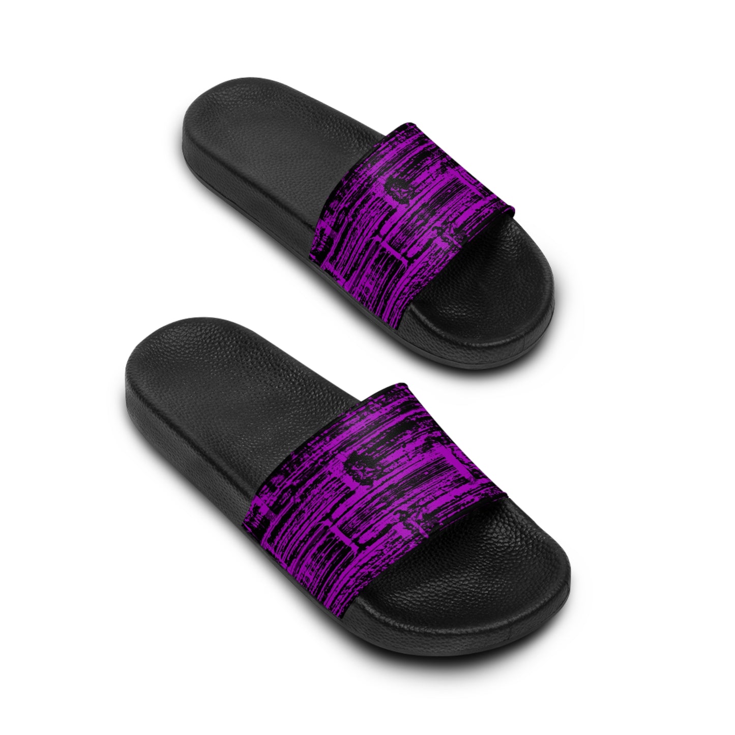 Chic Purple Slide Sandals for Women, Beach Footwear, Casual Slides, Summer Style, Relaxed Comfort, Poolside Must-Have