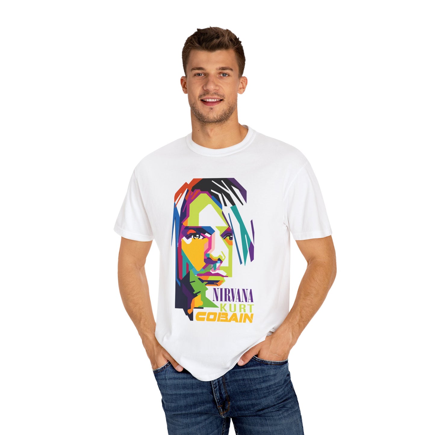 Nirvana Tribute T-Shirt, Vintage Band Tee, Music Lover Gift, Kurt Cobain Shirt, Unisex Graphic Tee