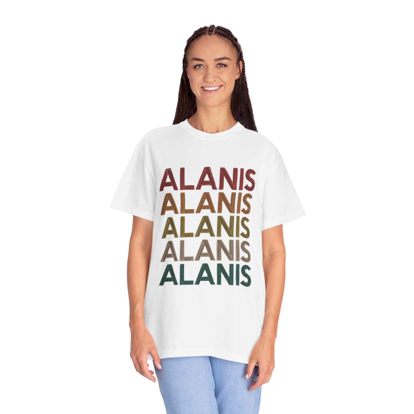 Retro-Fan T-Shirt with Alanis Design, Music Lover Gift, Casual Tee, 90s Nostalgia Shirt, Unisex Graphic Tee