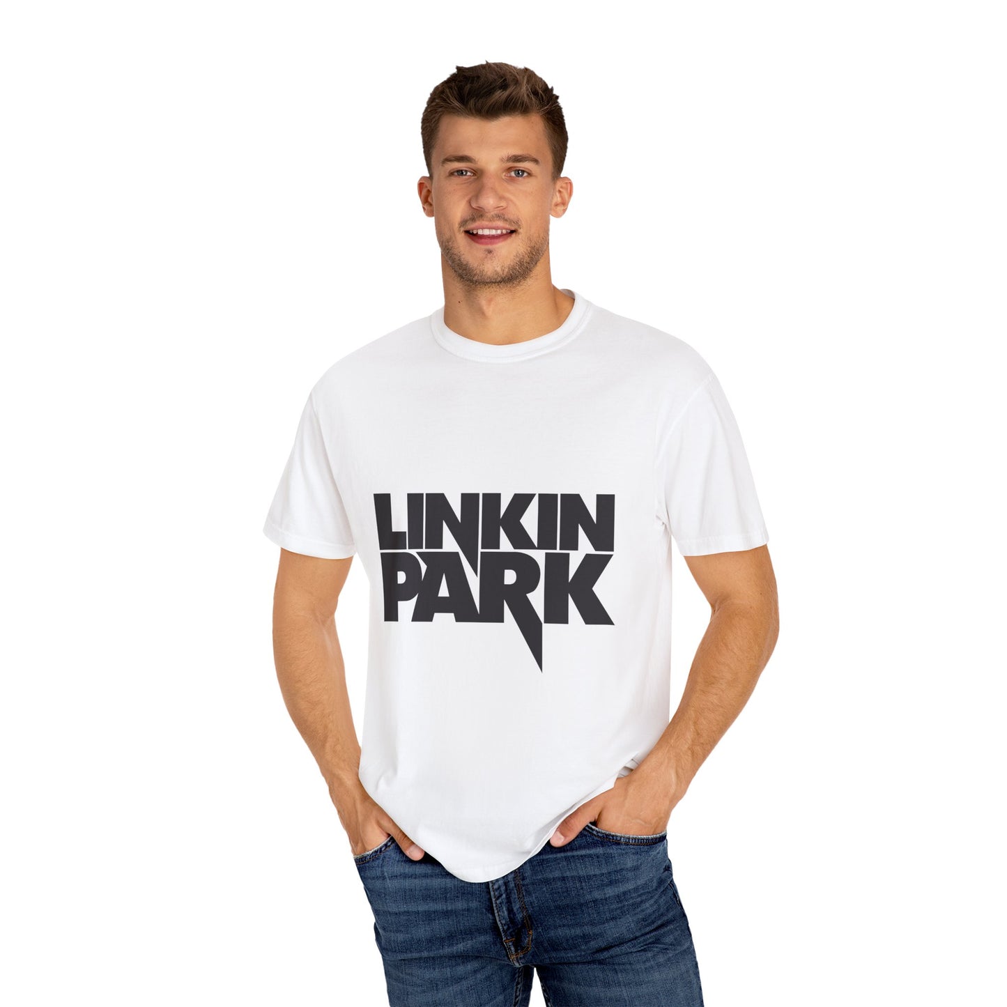 Linkin Park Unisex Garment-Dyed T-shirt, Music Band Tee, Concert Apparel, Hipster Shirt, Vintage Style Top, Perfect Gift For Fans
