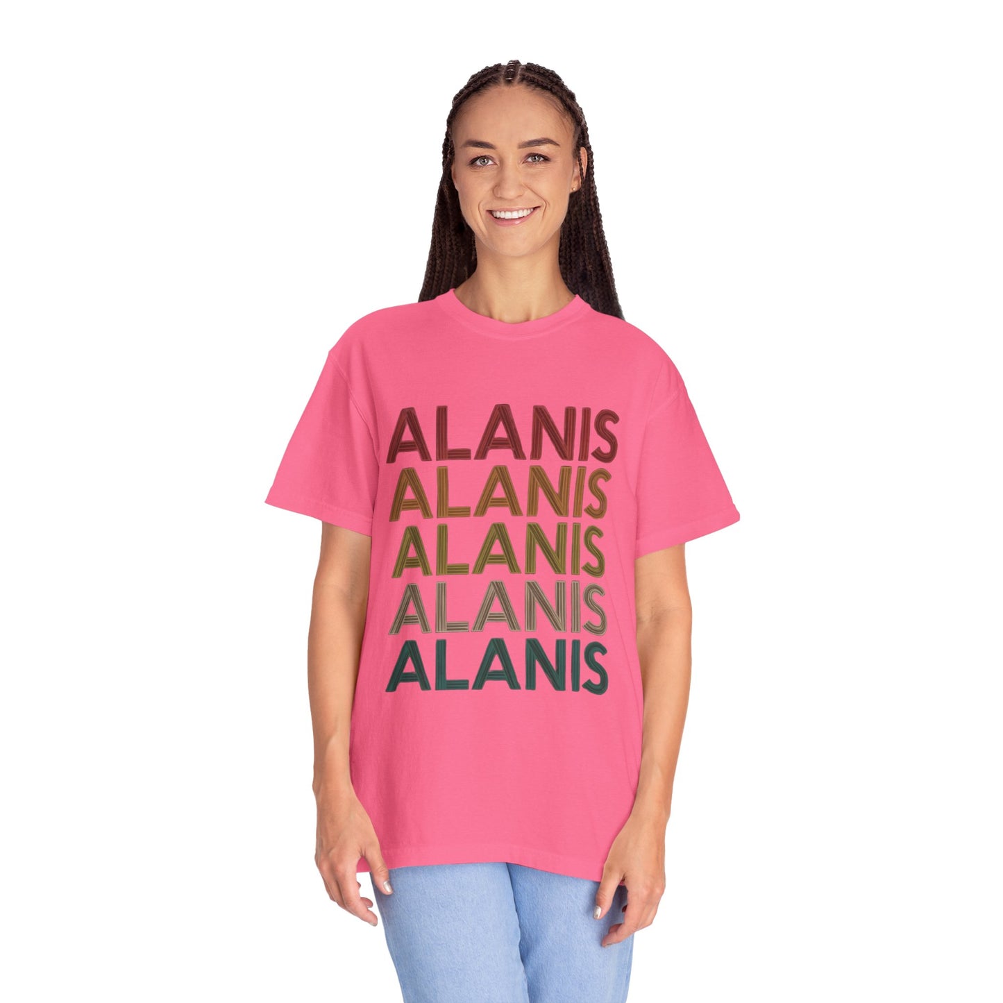 Retro-Fan T-Shirt with Alanis Design, Music Lover Gift, Casual Tee, 90s Nostalgia Shirt, Unisex Graphic Tee