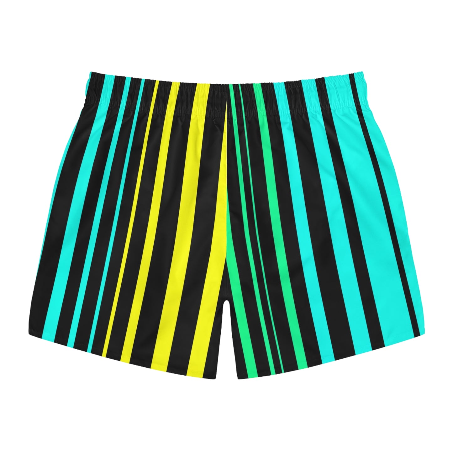 Vibrant Striped Swim Trunks for Summer Fun