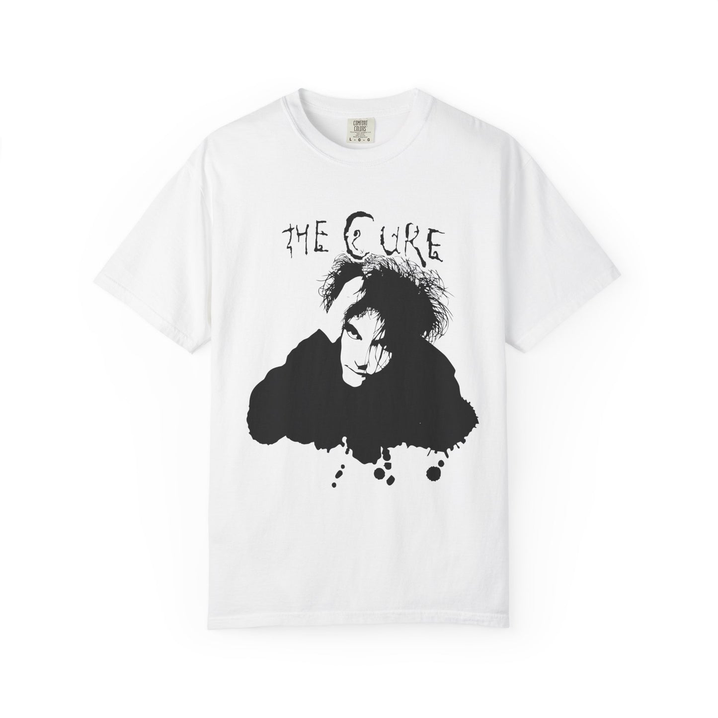 The Cure Unisex Garment-Dyed T-Shirt | Music Lovers Gift, Vintage Style Tee, Cute Concert Outfit, Edgy Fashion Statement, Unisex Apparel