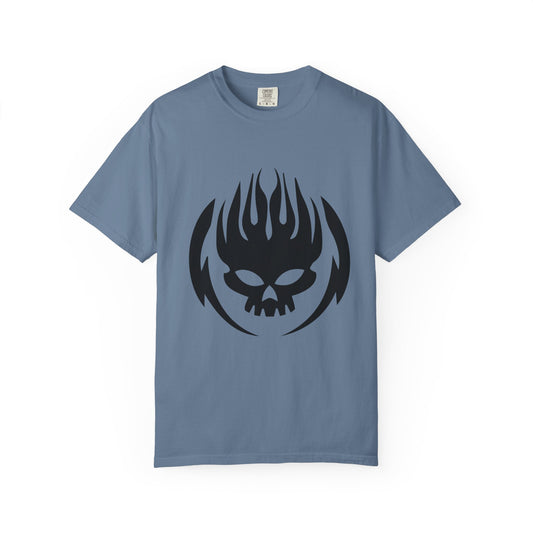 Garment-Dyed Graphic Tee – Casual Streetwear, Gift for Teens, Trendy Summer Style, Emo T-Shirt, Unique Graphic Design