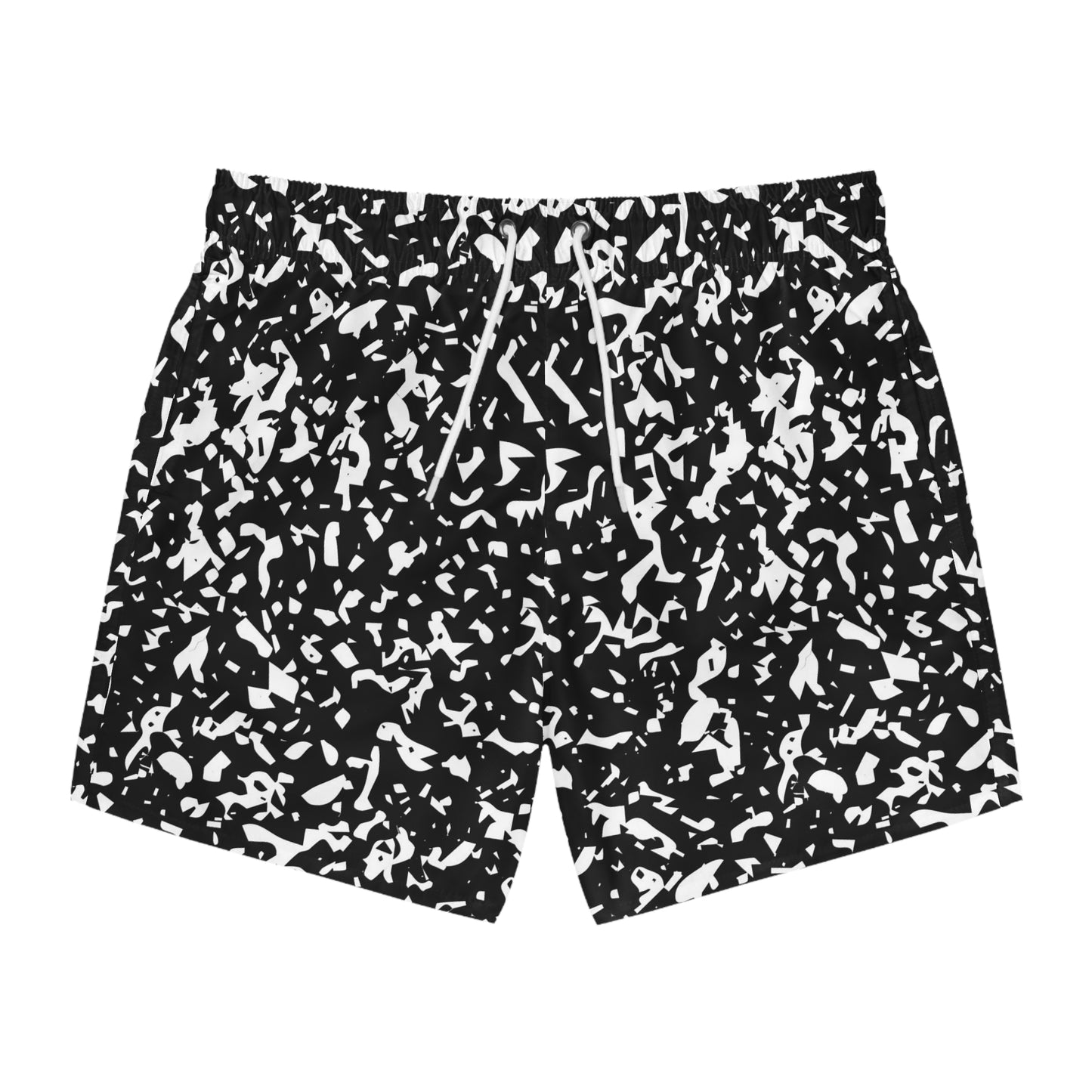 Swim Trunks with Abstract Design | Beachwear, Summer Essentials, Vacation Attire, Pool Party Must-Have, AOP Swim Shorts