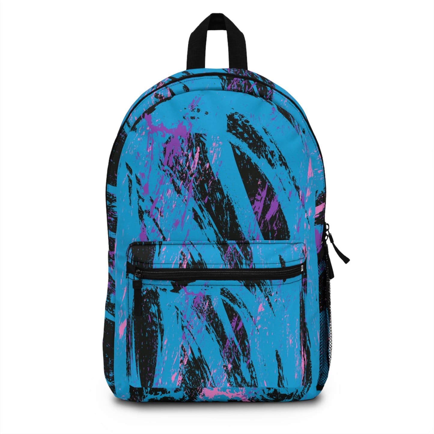 Vibrant Art Backpack, Trendy School Bag, Artistic Travel Backpack, Eco-Friendly Canvas Rucksack, Unique Gift Idea