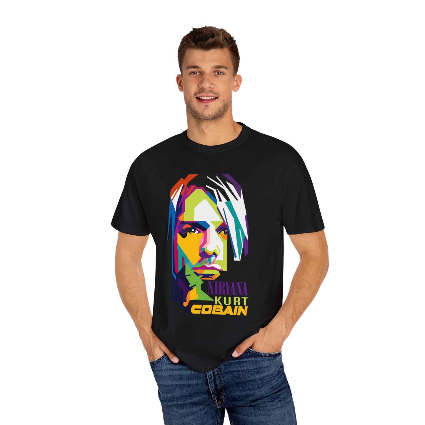 Nirvana Tribute T-Shirt, Vintage Band Tee, Music Lover Gift, Kurt Cobain Shirt, Unisex Graphic Tee