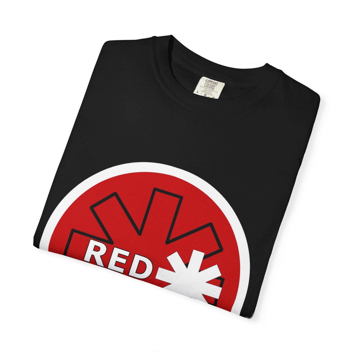 Vibrant Unisex T-Shirt with Red Star Design