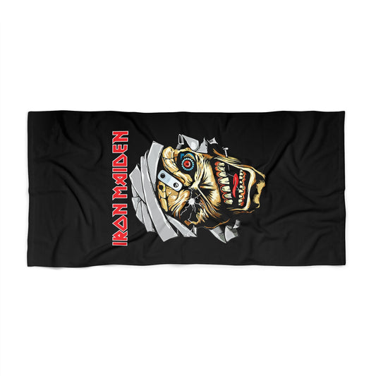 Iron Maiden Beach Towel - Perfect for Rock Lovers, Pool Parties, Concerts & Summer Vibes, Metal Fan Gift, Music Festival Accessory
