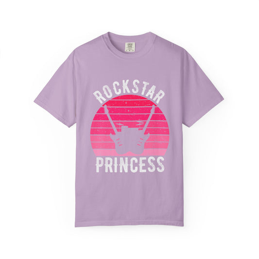 Rockstar Princess T-Shirt, Unisex Graphic Tee, Music Lover Gift, Festival Apparel, Vintage Style Shirt, Birthday Gift Idea