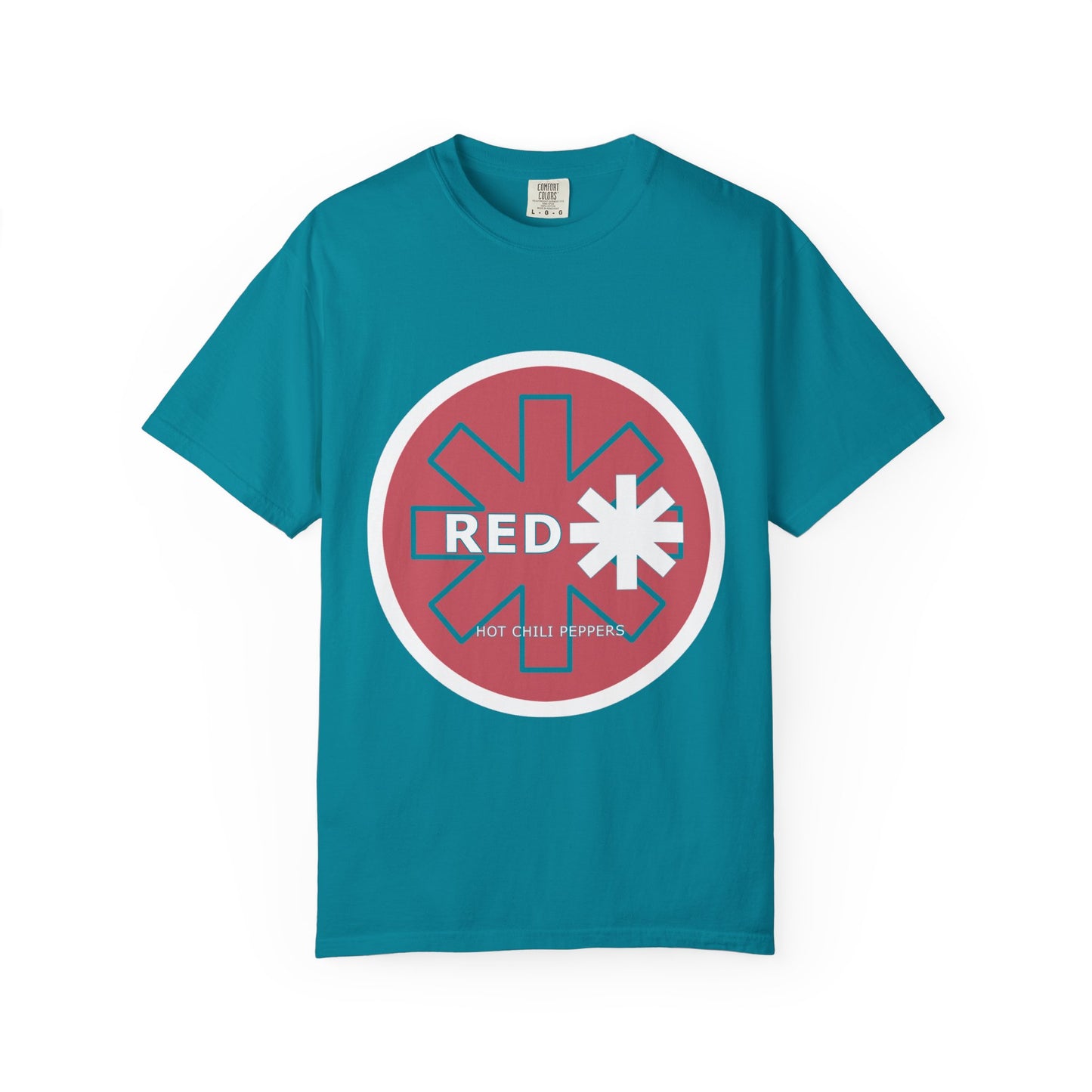 Vibrant Unisex T-Shirt with Red Star Design