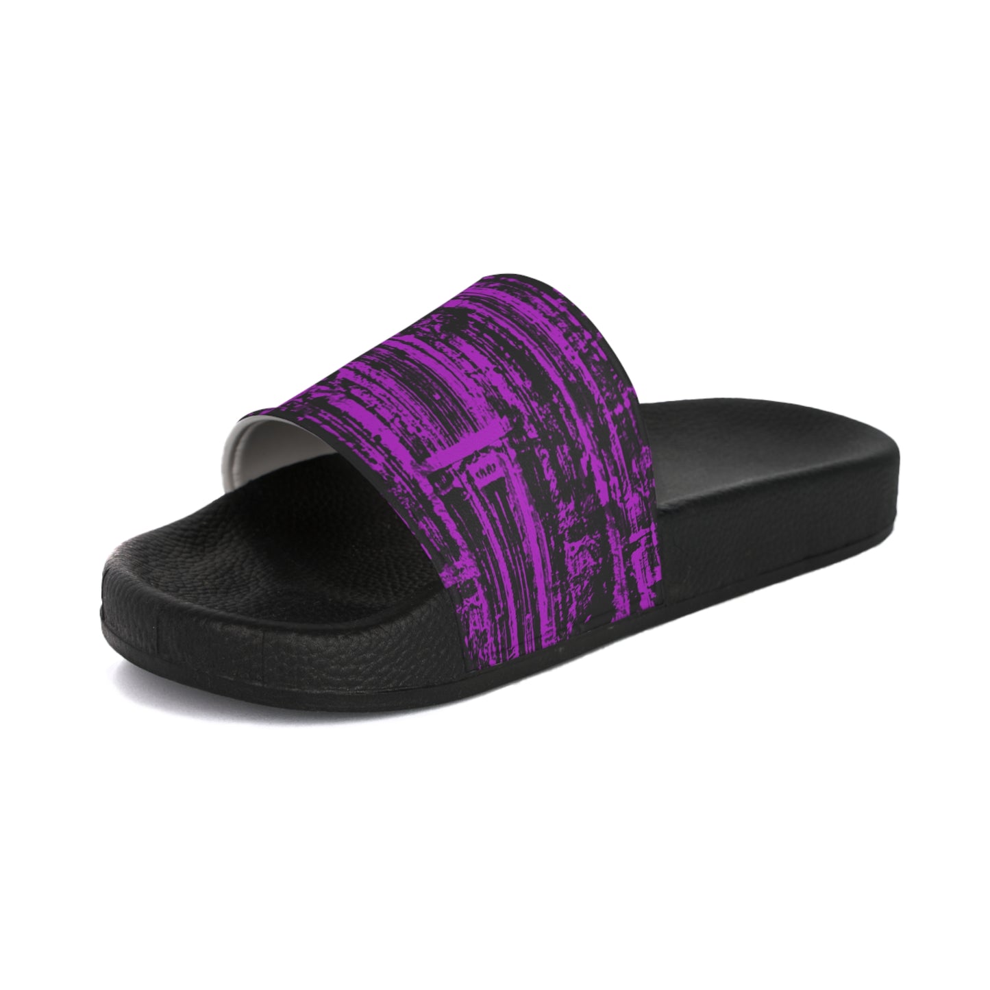 Chic Purple Slide Sandals for Women, Beach Footwear, Casual Slides, Summer Style, Relaxed Comfort, Poolside Must-Have
