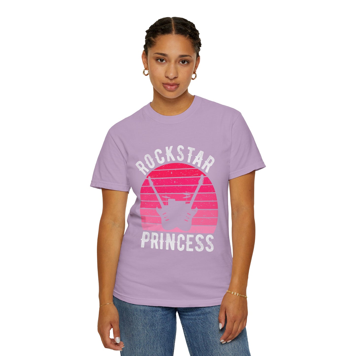 Rockstar Princess T-Shirt, Unisex Graphic Tee, Music Lover Gift, Festival Apparel, Vintage Style Shirt, Birthday Gift Idea