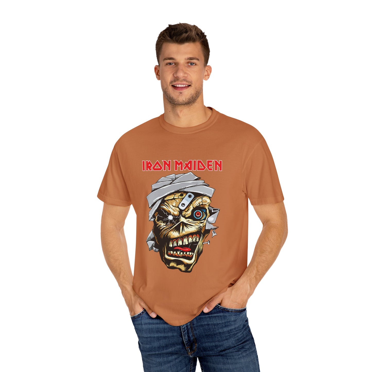 Iron Maiden Vintage Unisex T-Shirt, Band Tee, Music Merchandise, Rock Apparel, Edgy Fashion, Gift for Music Lovers