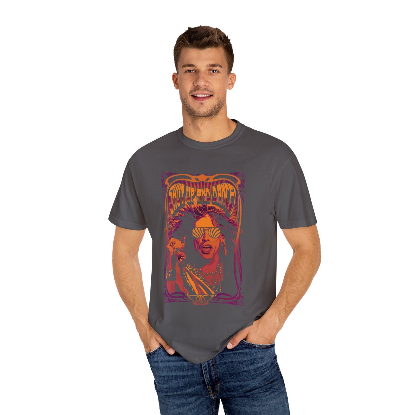 Retro Graphic T-Shirt, Vintage Style Tee, Unisex Summer Apparel, Gift for Music Lovers, Festival Outfit