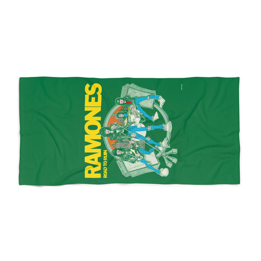 Retro Ramones Beach Towel