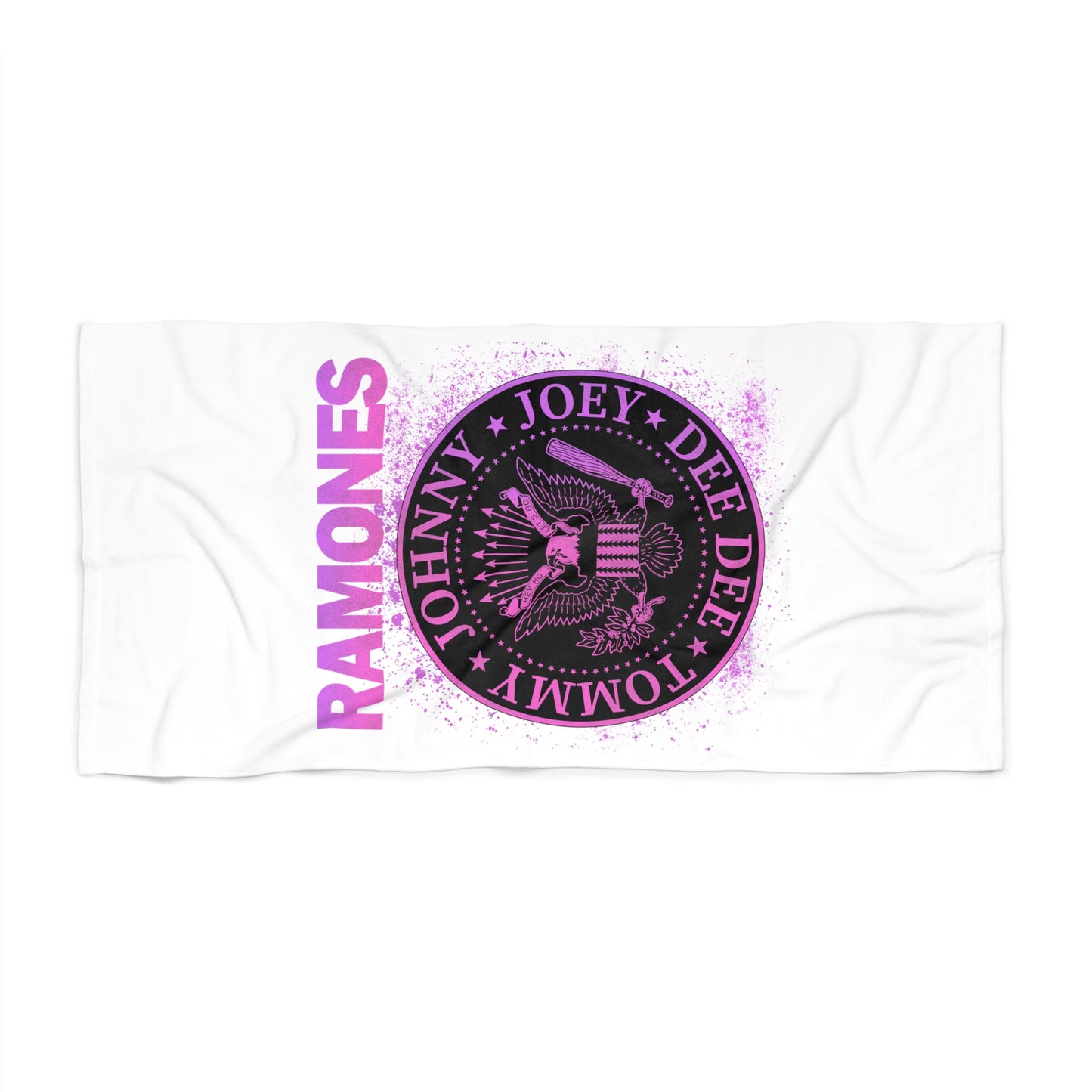 Ramones Beach Towel | Vintage Rock Towels | Summer Fun | Gift for Music Lovers | Poolside Essentials | Beach Accessories | Concert Goer Gift