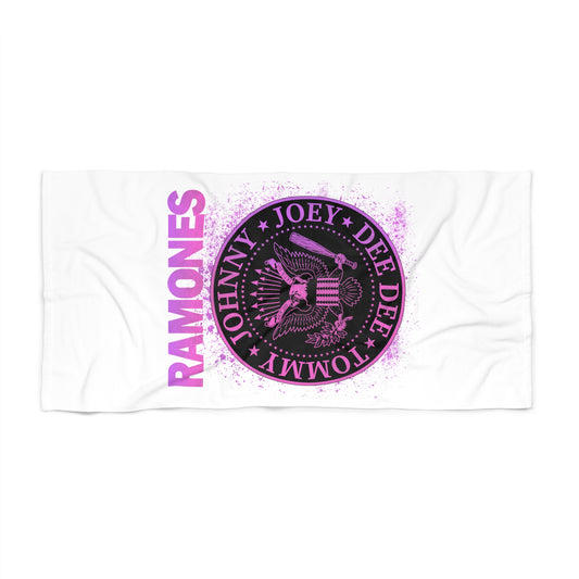 Ramones Beach Towel | Vintage Rock Towels | Summer Fun | Gift for Music Lovers | Poolside Essentials | Beach Accessories | Concert Goer Gift