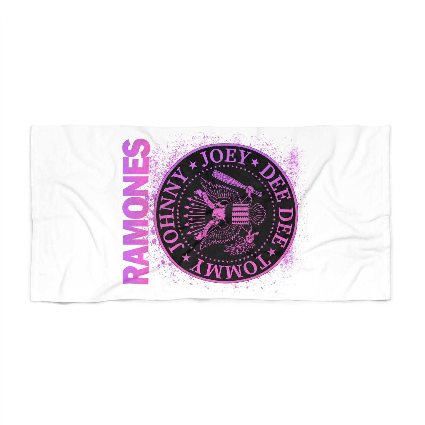 Ramones Beach Towel | Vintage Rock Towels | Summer Fun | Gift for Music Lovers | Poolside Essentials | Beach Accessories | Concert Goer Gift