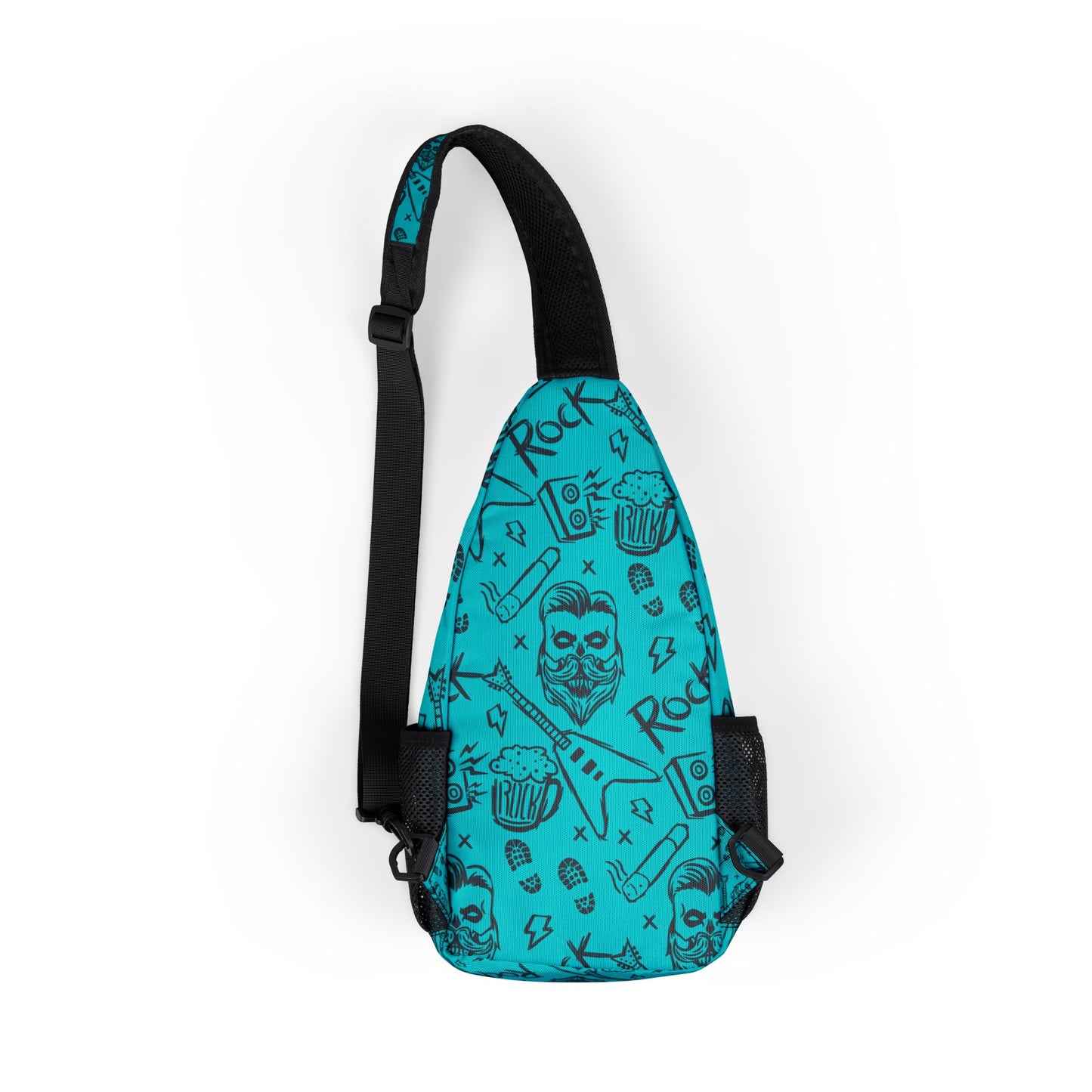 Rock & Roll AOP Chest Bag