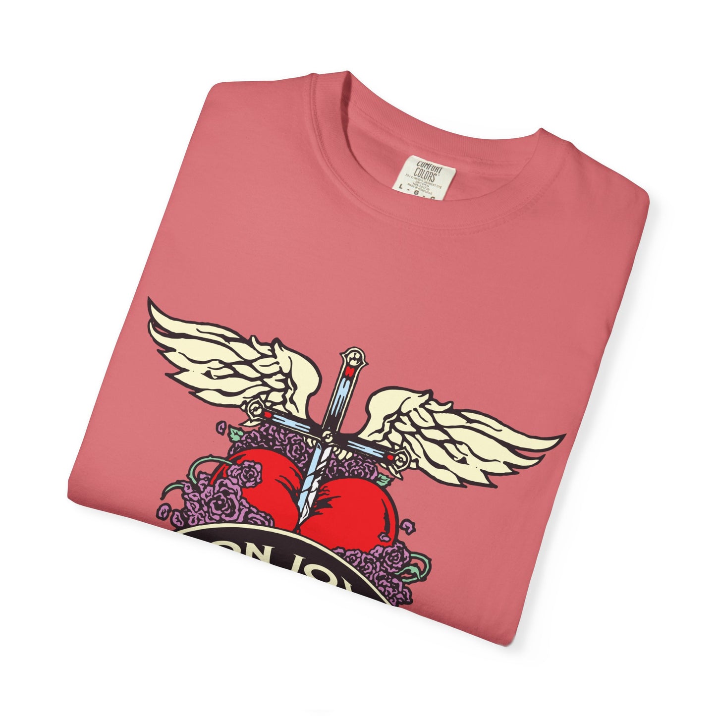 Rock-Inspired Unisex Garment-Dyed T-Shirt, Vintage Band Tee, Perfect for Concerts, Gift for Music Lovers, Casual Outing Wear