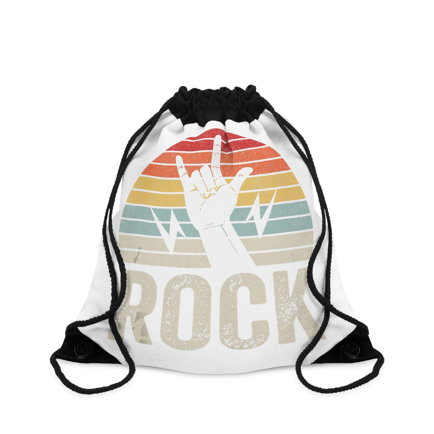 Rock On Drawstring Bag