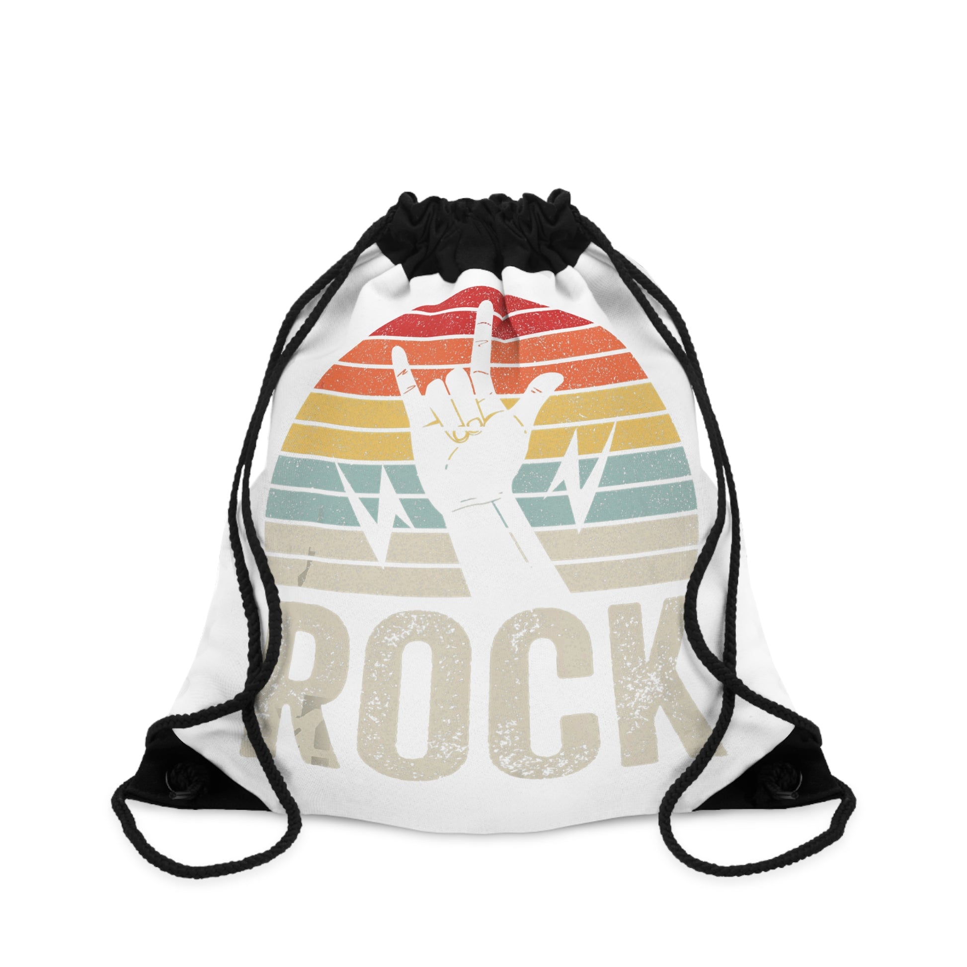 Rock On Drawstring Bag
