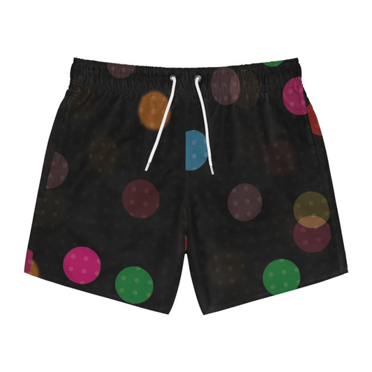 Colorful Polka Dot Swim Trunks Beachwear