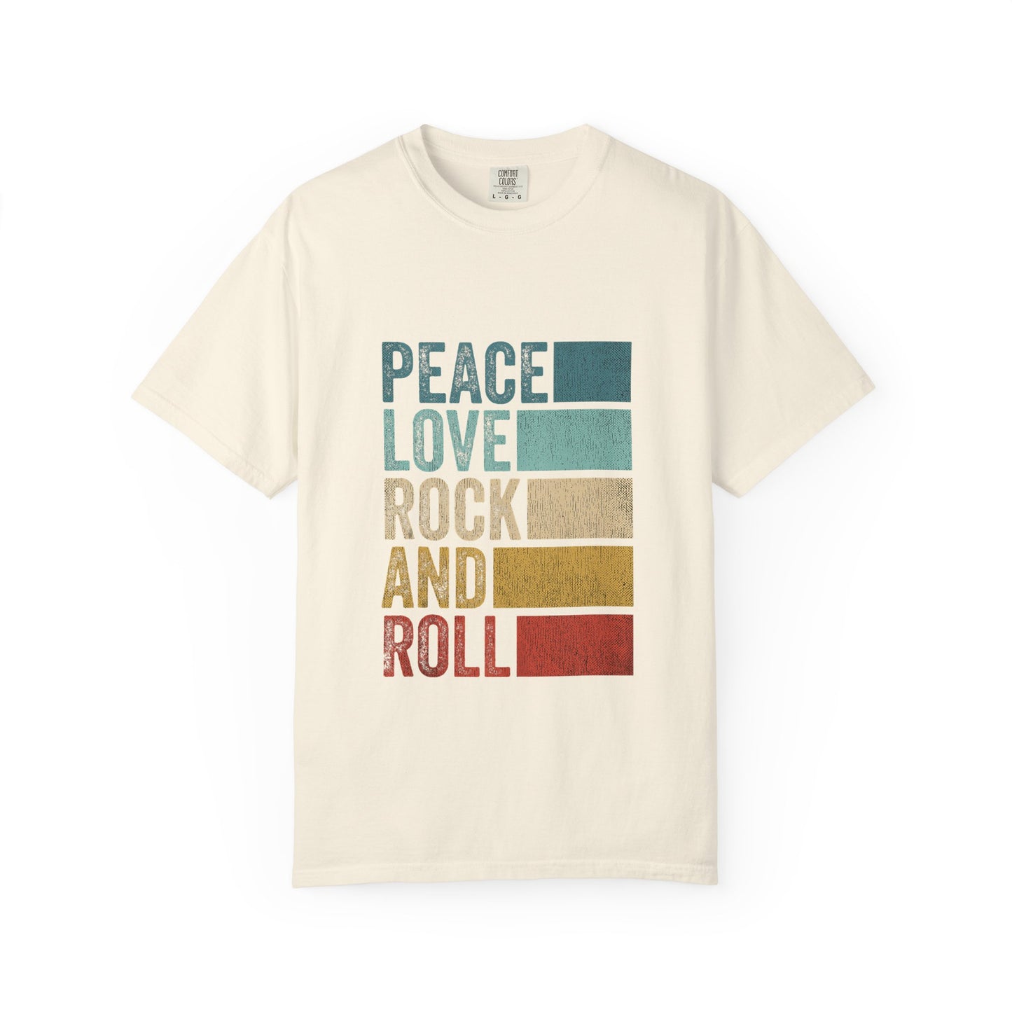 Peace Love Rock and Roll T-Shirt | Unisex Garment-Dyed Tee for Music Lovers | Casual Style | Gift for Concert Goers | Festival [...]
