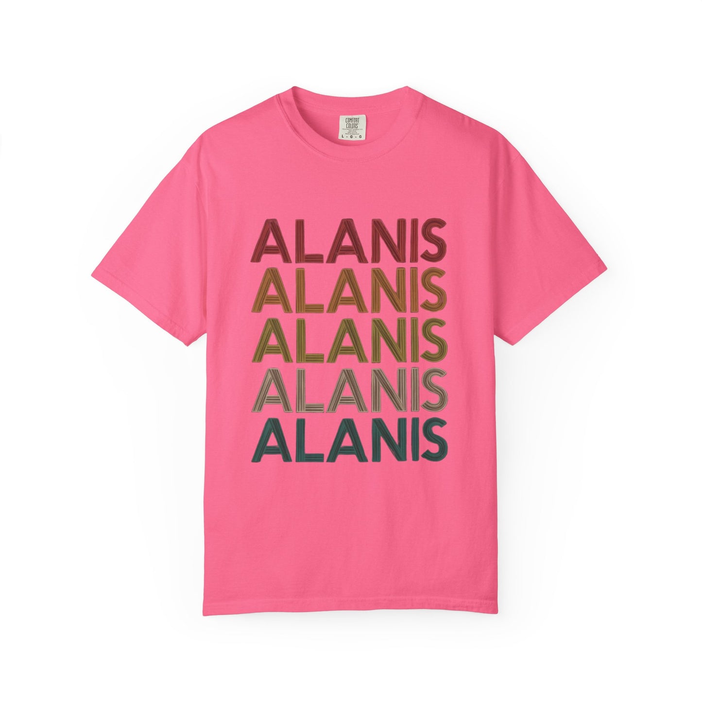 Retro-Fan T-Shirt with Alanis Design, Music Lover Gift, Casual Tee, 90s Nostalgia Shirt, Unisex Graphic Tee