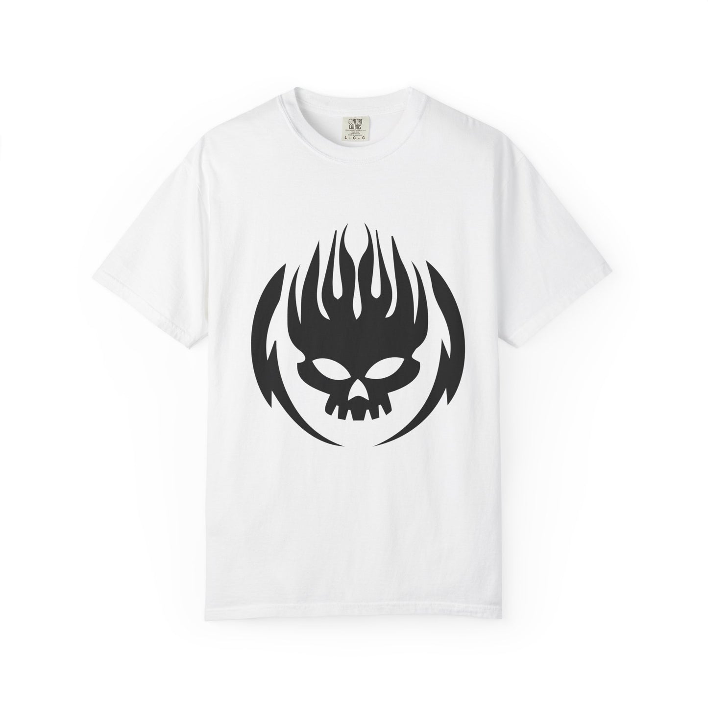 Garment-Dyed Graphic Tee – Casual Streetwear, Gift for Teens, Trendy Summer Style, Emo T-Shirt, Unique Graphic Design