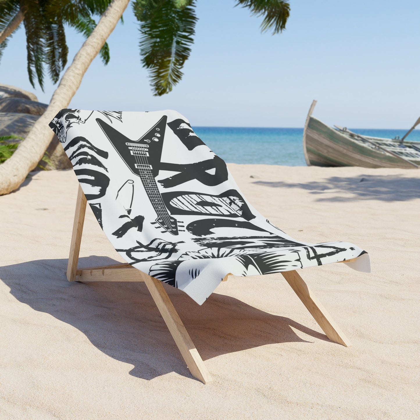 Rock Star Beach Towel