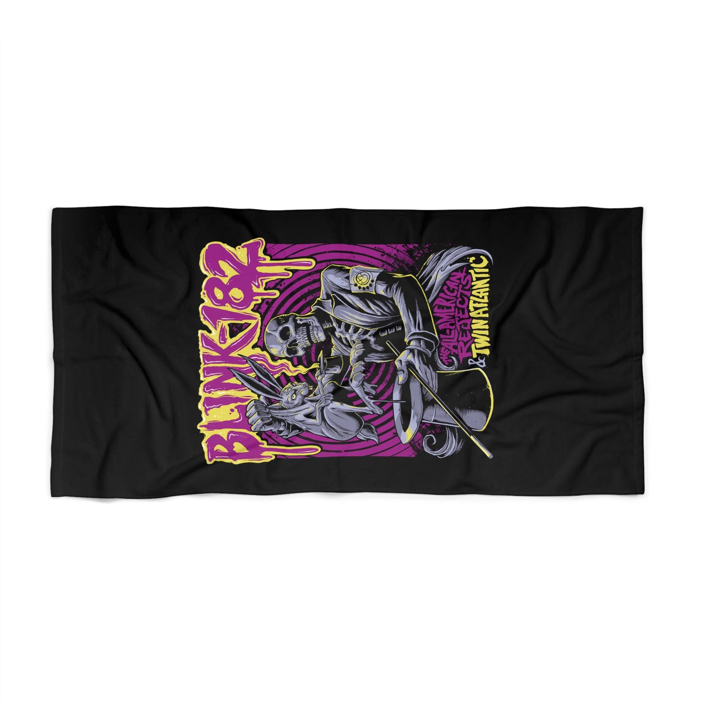 Blink-182 Beach Towel - Fun Vibes for Music Lovers, Perfect for Summer, Pool Parties, Beach Days, Festivals, Gifts